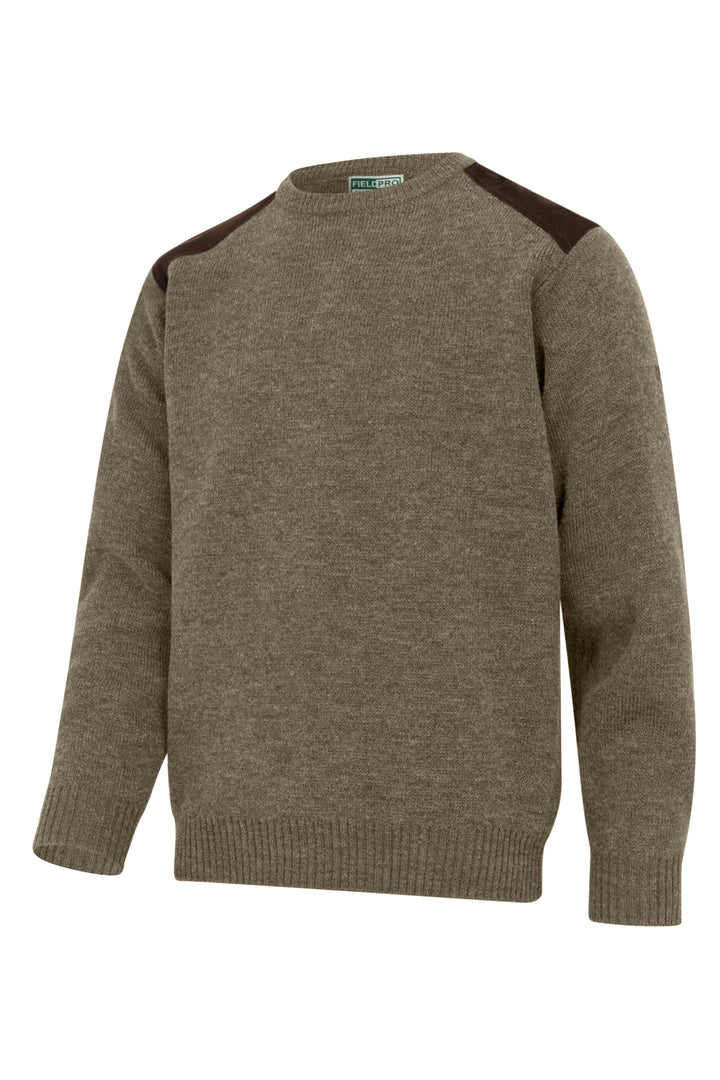 Hoggs Of Fife Melrose II Crew Pullover Storm Blue