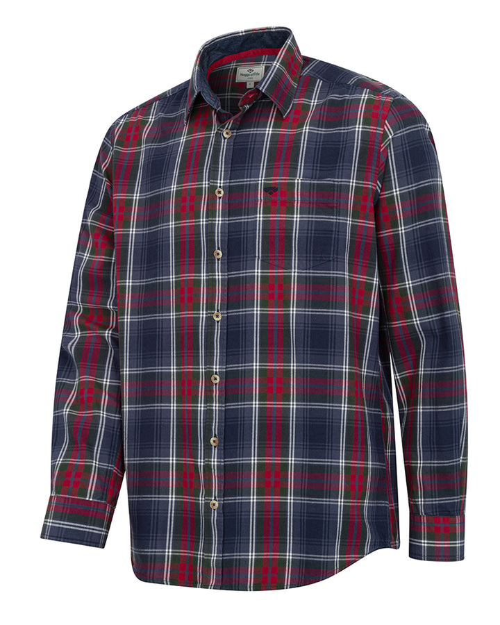 Hoggs Of Fife Tentsmuir Flannel Shirt Red/Black