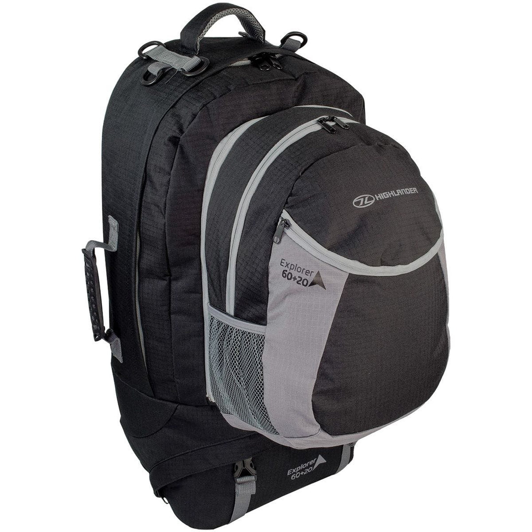 Highlander X-plorer Ruckcase 60+20L Black