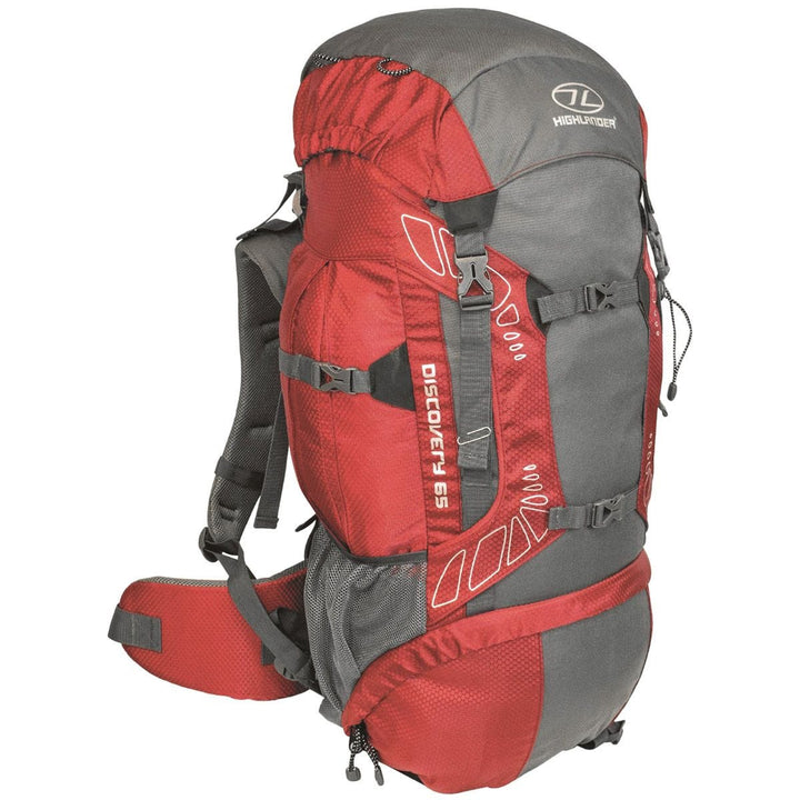 Highlander Discovery 65 Rucksack Red