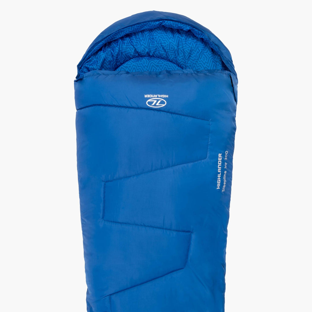 Highlander Sleepline 300 Kids Mummy Sleeping Bag Blue