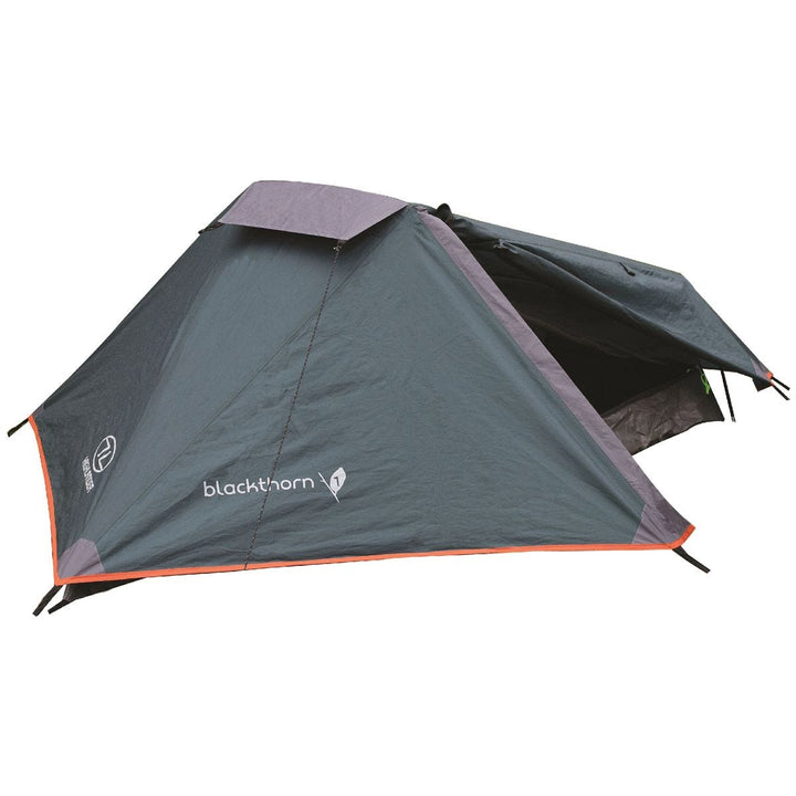 Highlander Blackthorn 1 Tent Hunter Green/Orange Trim