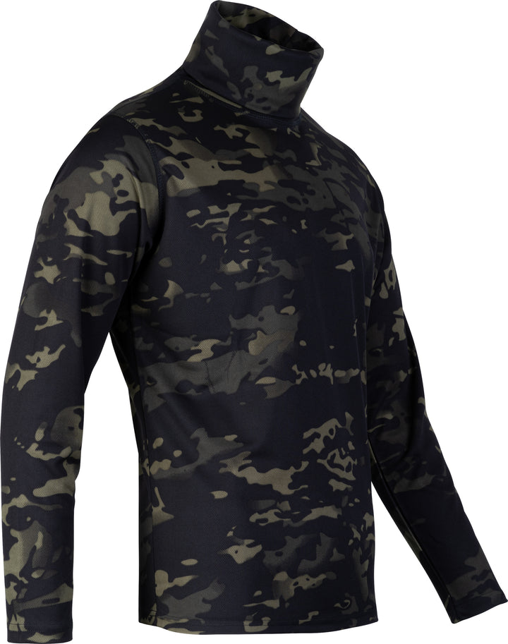 Viper Tactical Roll Neck Top V-Cam Black