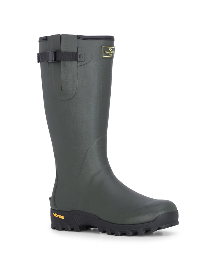 Hoggs Of Fife Field Sport Neoprene-lined Wellington Field Green