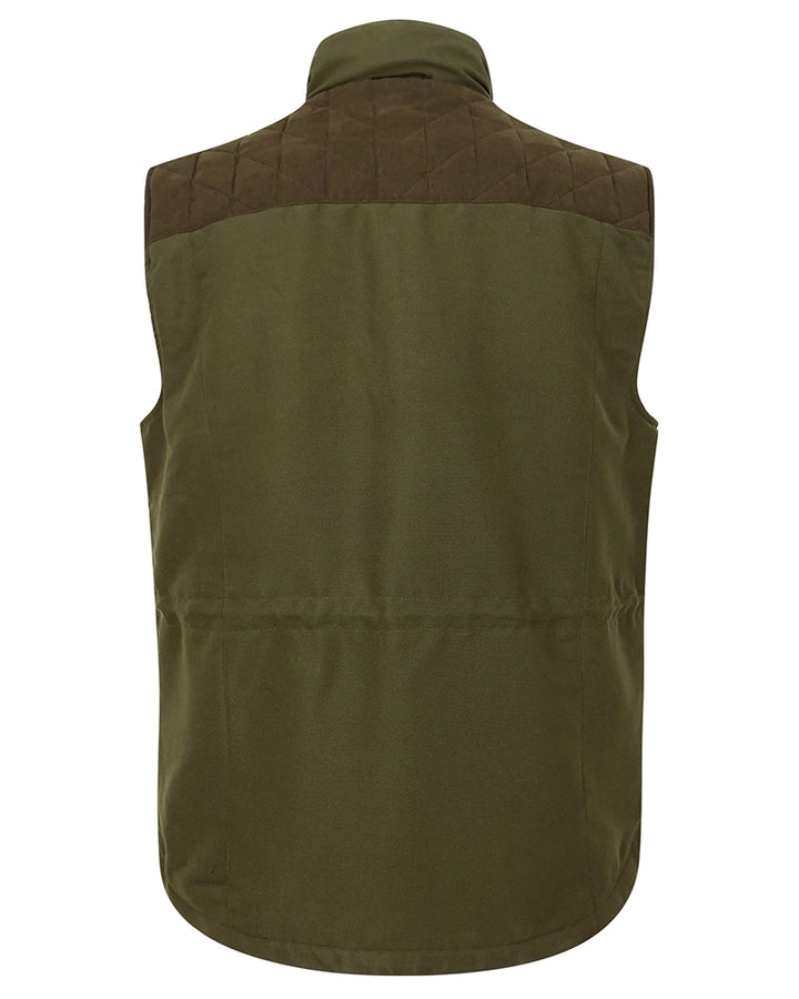 Hoggs Of Fife Kincraig Field Waistcoat Olive Green