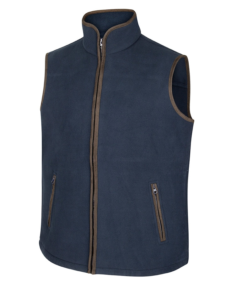 Hoggs Of Fife Woodhall Fleece Gilet Navy