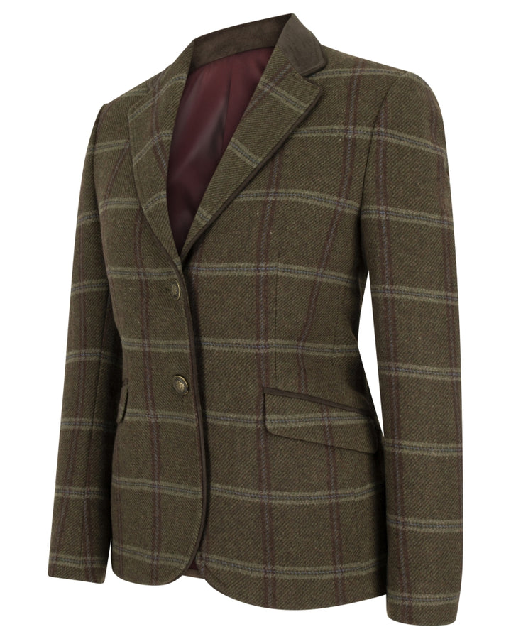 Hoggs Of Fife Musselburgh Ladies Tweed Hacking Jacket Bracken Tweed