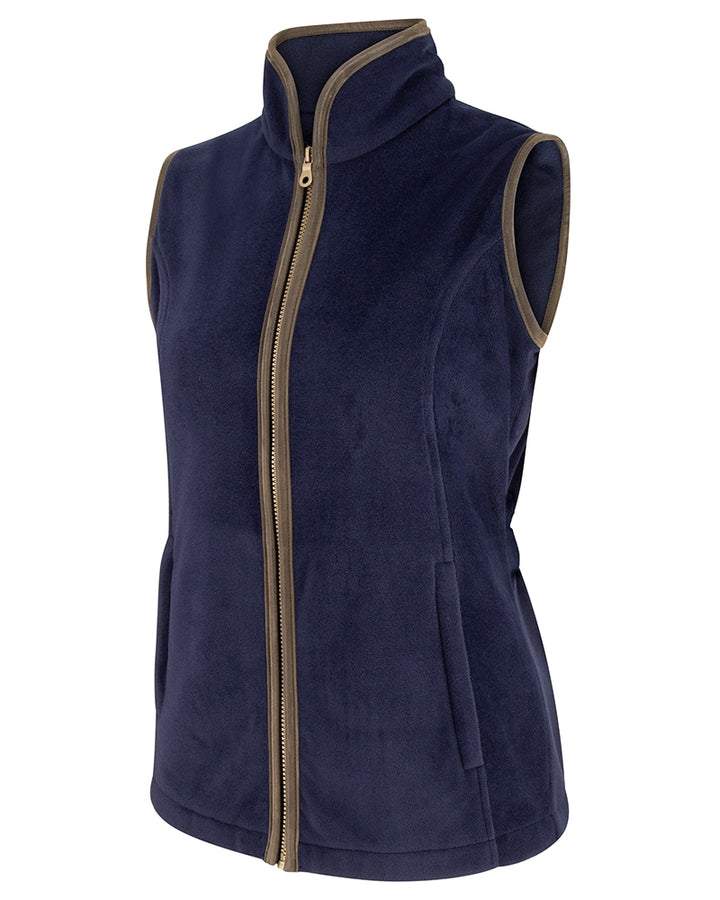 Hoggs Of Fife Stenton Ladies Fleece Gilet Midnight Navy