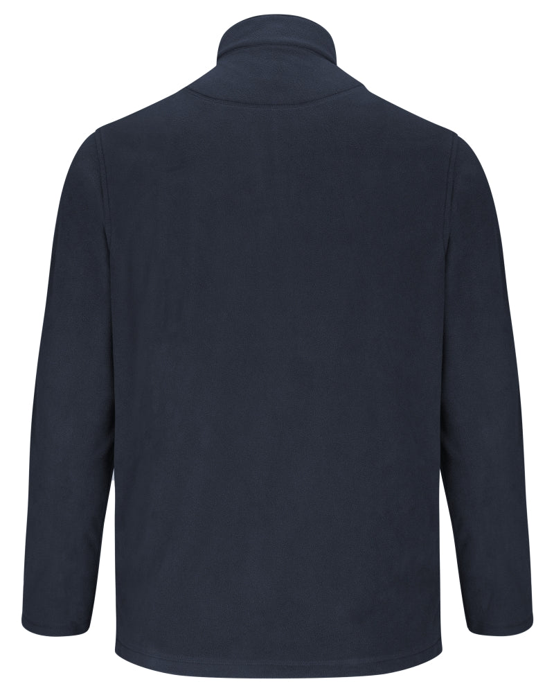 Hoggs Of Fife Islander 1/4 Zip Micro-Fleece Shirt Navy