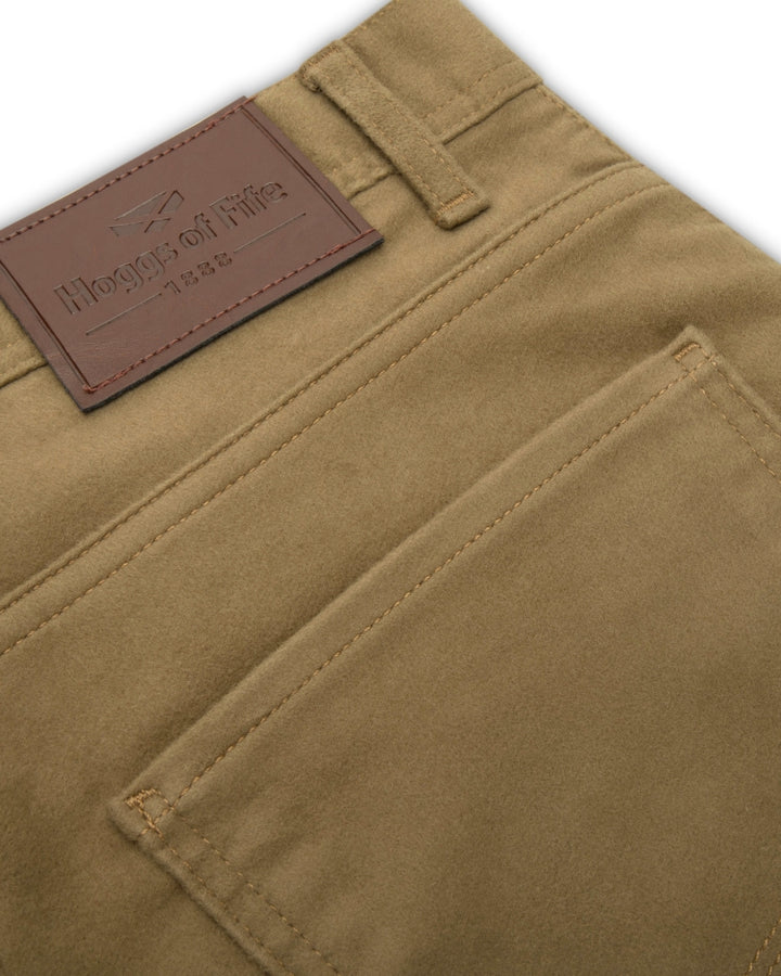 Hoggs Of Fife Carrick Technical Stretch Moleskin Trouser Dried Moss