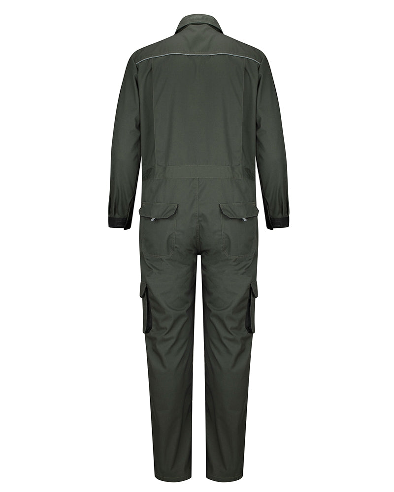 Hoggs Of Fife WorkHogg Coverall - Zipped Spruce/Black