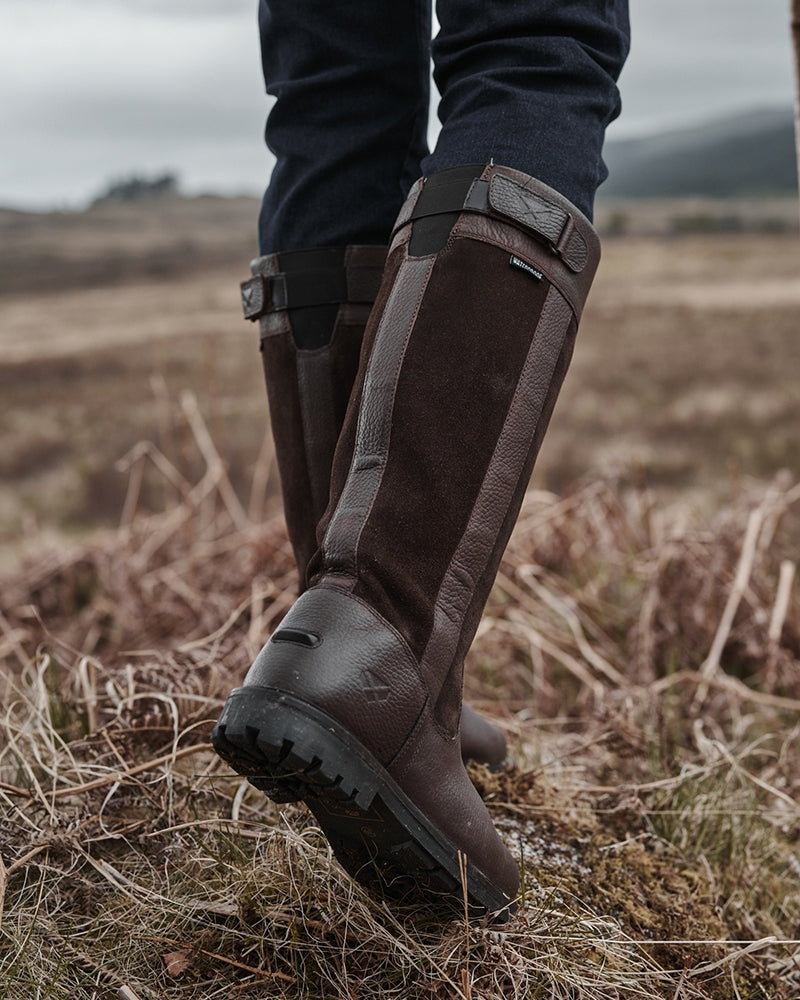 Hoggs Of Fife Cleveland II Ladies Country Boots Dark Brown