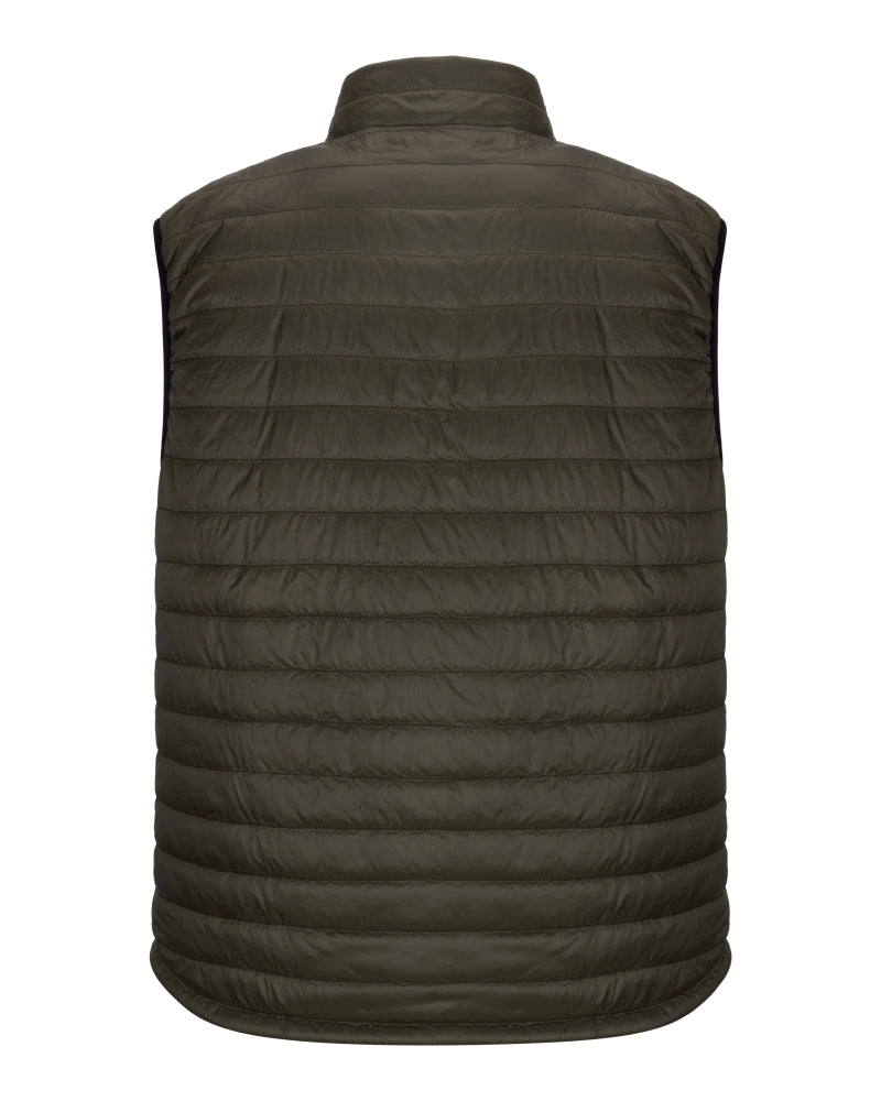 Hoggs Of Fife Kingston Rip-Stop Gilet Olive/Merlot