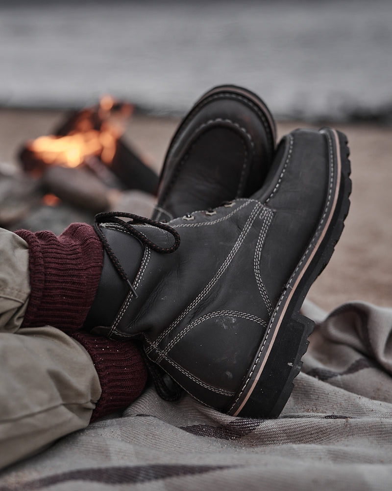 Hoggs Of Fife Selkirk Moc Work Boot Oak Brown