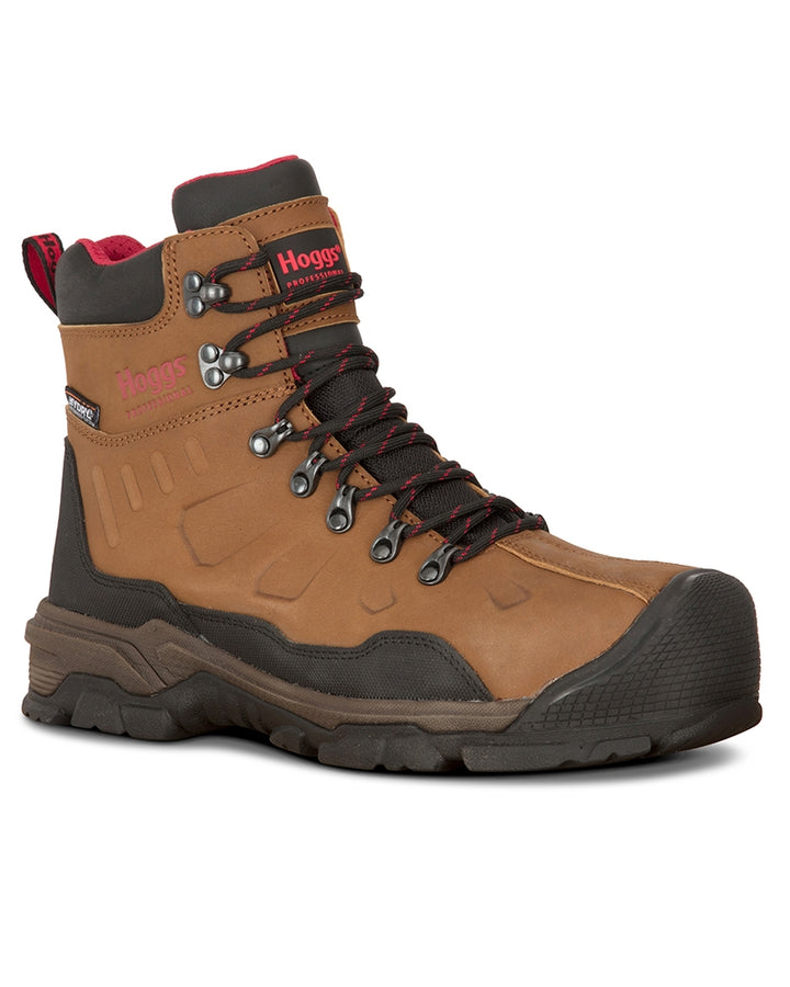 Hoggs Of Fife Poseidon S3 Safety Lace-Up Boot Tan Nubuck