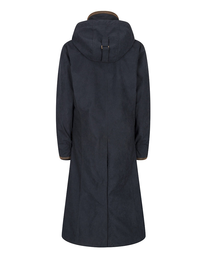 Hoggs Of Fife Struther Ladies Long Coat Navy