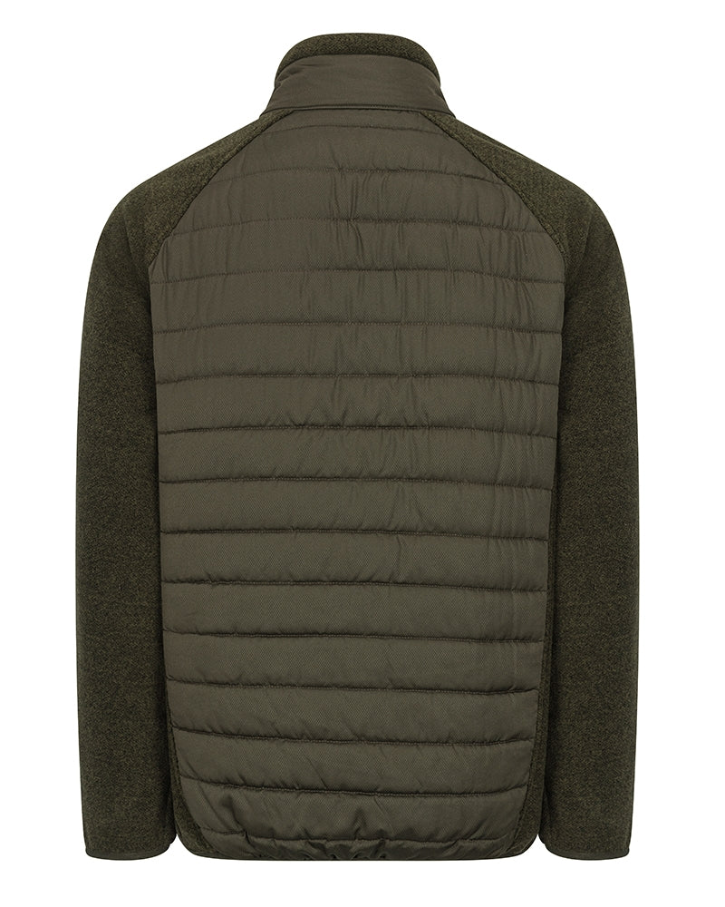 Hoggs Of Fife Melville Hybrid Jacket Dark Forest Marl