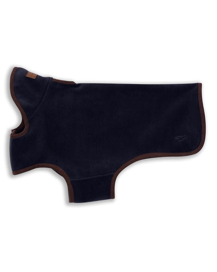 Hoggs Of Fife Stenton Fleece Dog Coat Navy