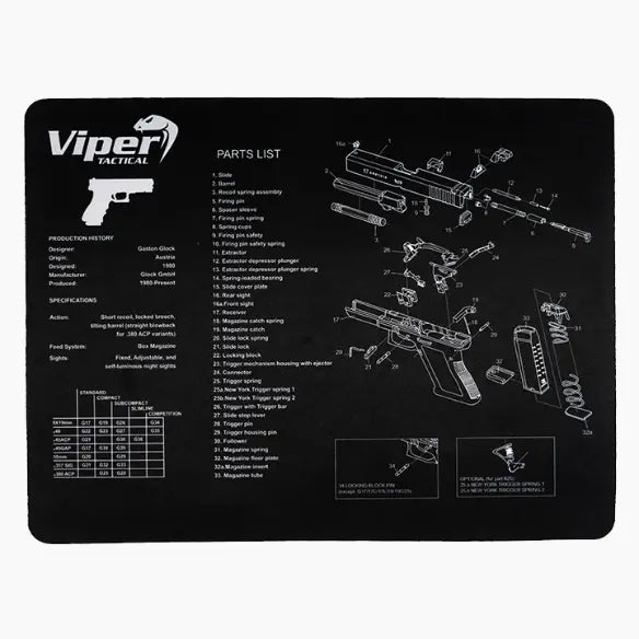 Viper Mouse Cleaning Maintenance Mat Glock Airsoft