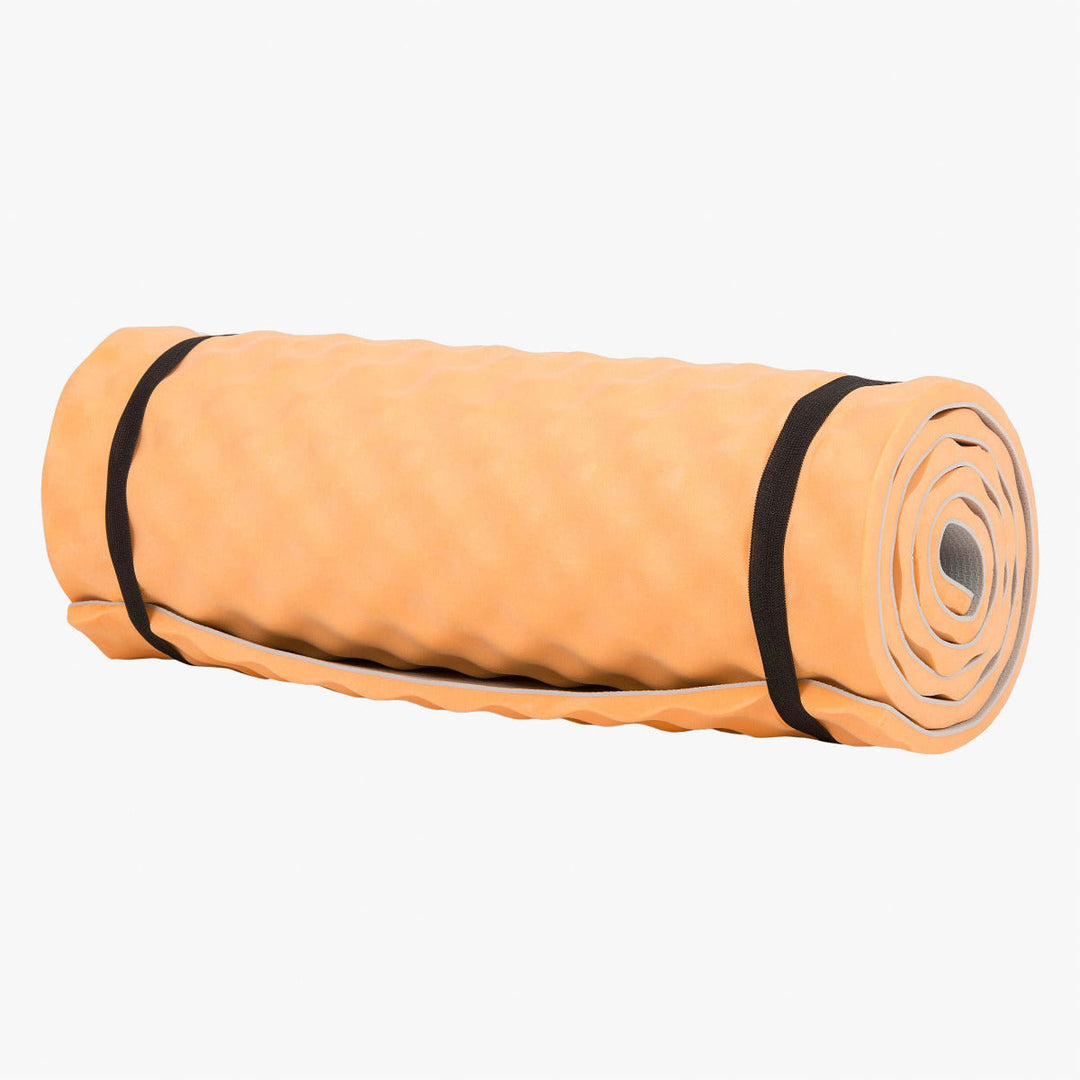 Highlander Comfort Camping Mat with soft contour design Orange