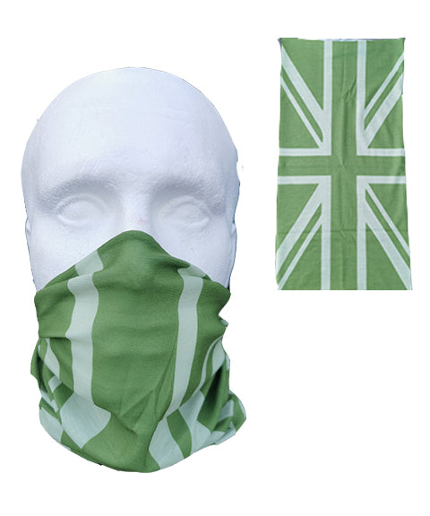 UK Flag Tactical Snood in Green